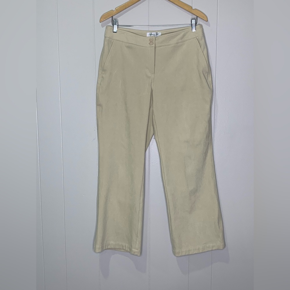 Like new women’s khaki cold water Creek pants size 10 petite